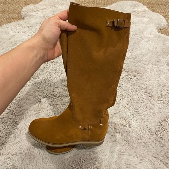 Reef Girls chestnut brown suede boots 5 - Picture 2 of 6
